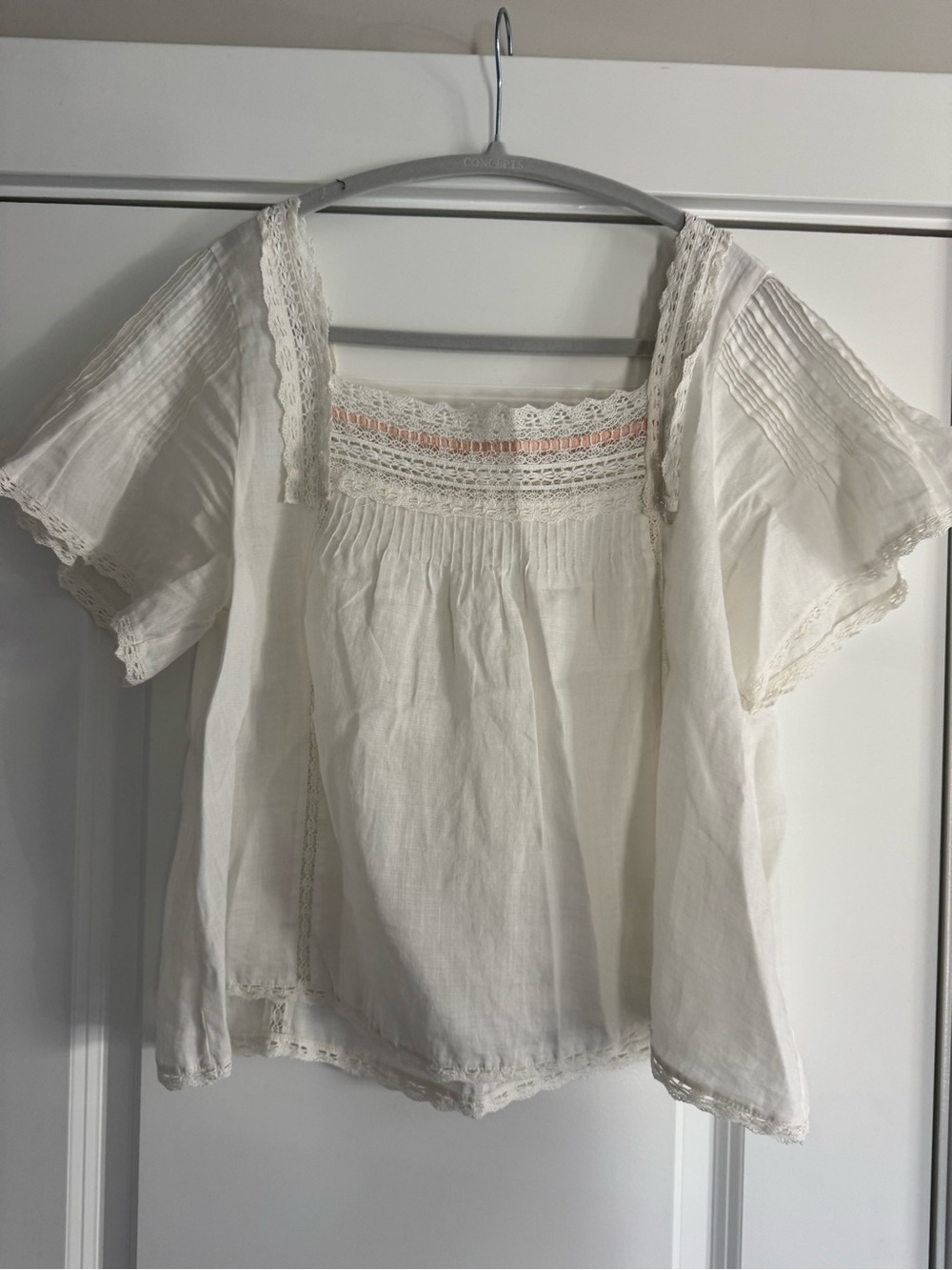 Doen Ginger Top in Sea Salt